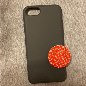 iPhone case with popsocket